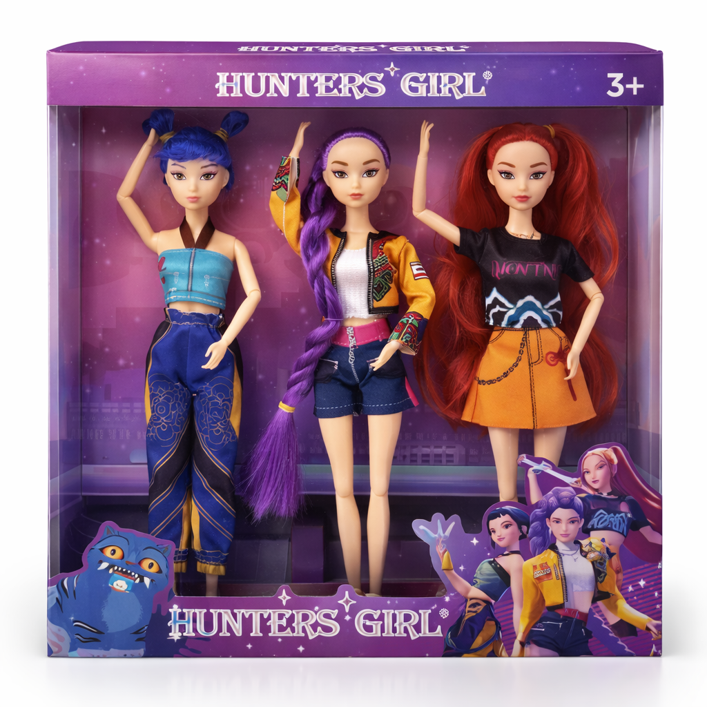 Demon Hunter K-Pop Style Figure Doll – Popular Edition