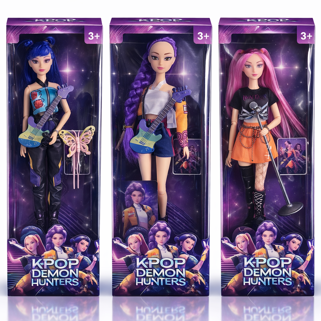 Demon Hunter – K-Pop Idol Figure with Music Accessories