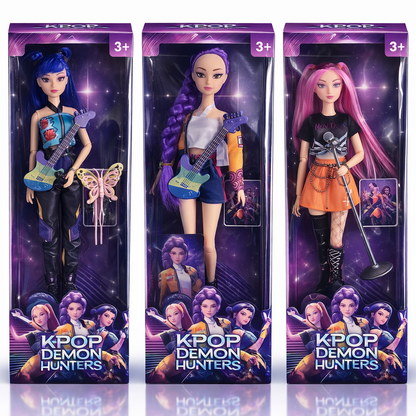 Demon Hunter – K-Pop Idol Figure with Music Accessories