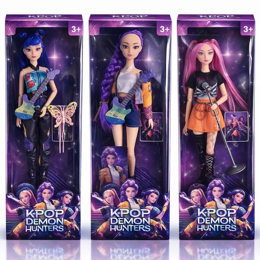 Demon Hunter – K-Pop Idol Figure with Music Accessories